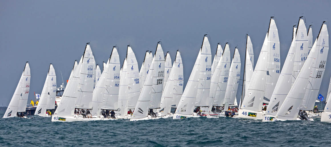 J/70 is the world's most popular sportboat.